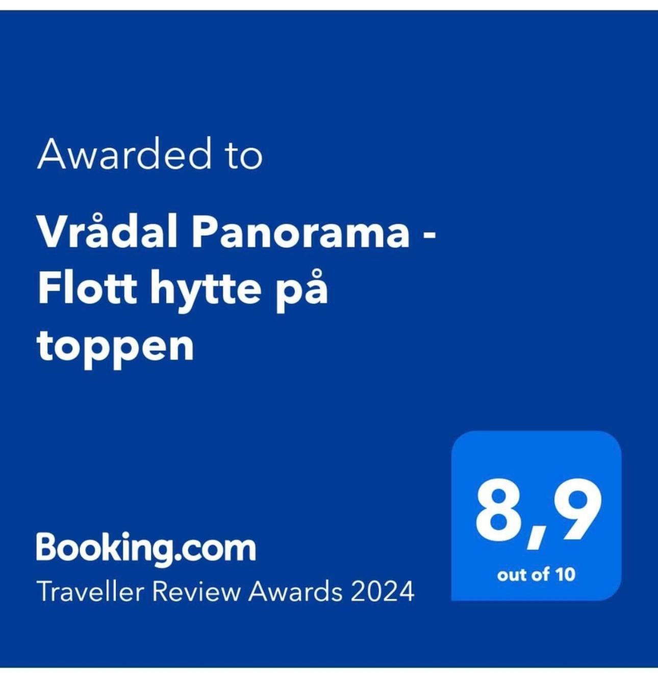 Vradal Panorama - Flott Hytte Pa Toppen Villa Sinnes Luaran gambar
